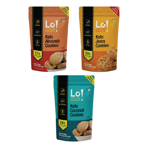 Lo! Foods Lo! Foods Keto Sugar Free Cookies Combo